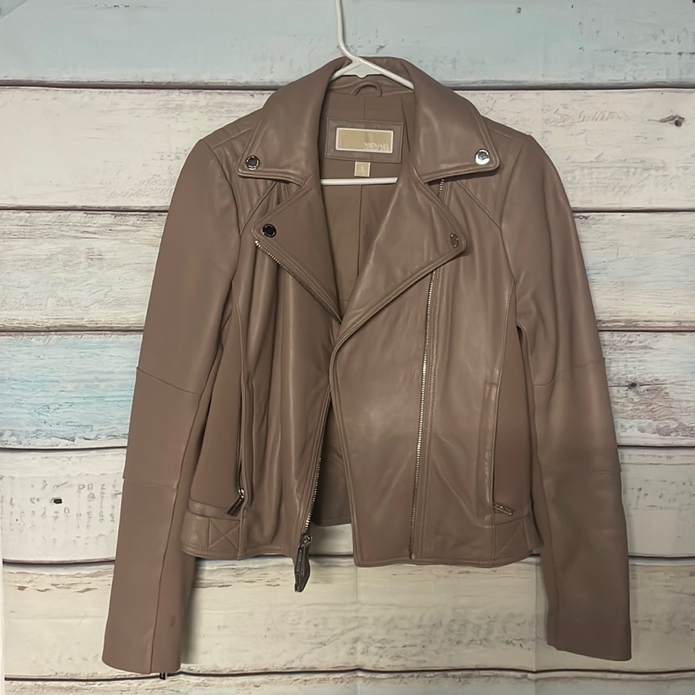 Blush Michael Kors “leather” jacket